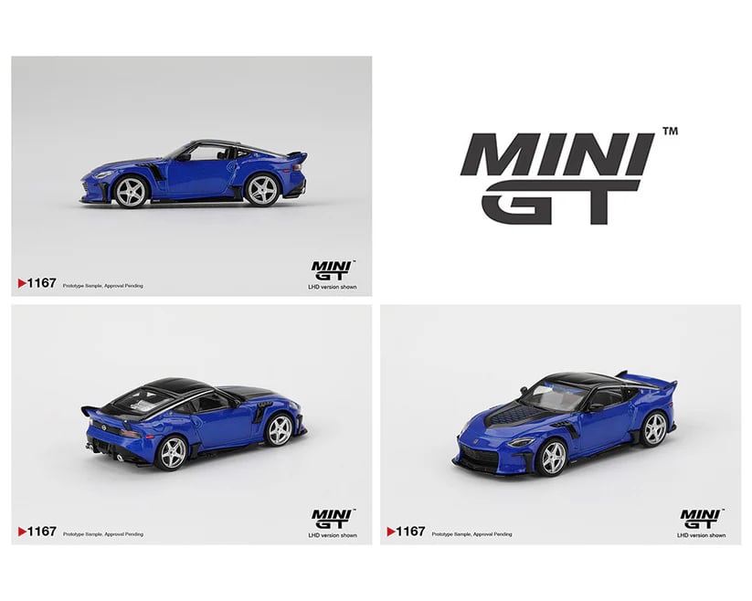 Mini GT 1/64 Nissan Z VeilSide FFZ400 Seiran Blue MGT01167-L Diecast Scale Model Car