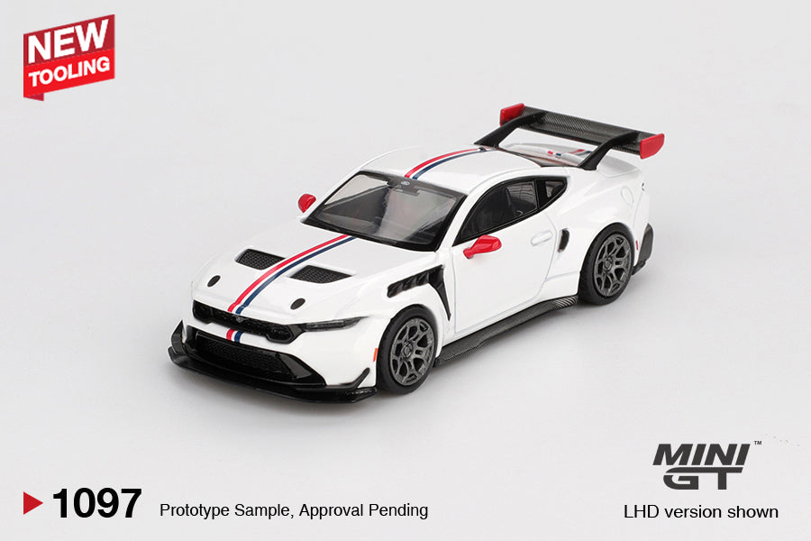 Mini GT 1/64 Ford Mustang GTD Spirit of America MGT01097-L Diecast Scale Model