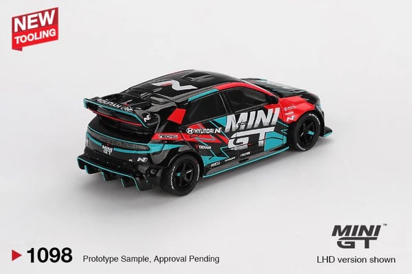 Mini GT 1/64 Hyundai Ioniq 5N MINI GT RS-01T 2025 Tokyo Auto Salon MGT01098-L Diecast Scale Model