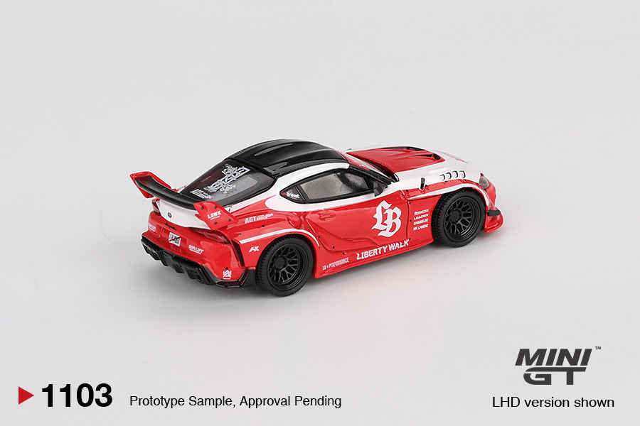 Mini GT 1/64 LB★WORKS Toyota GR Supra Red MGT01103-L Diecast Scale Model