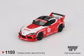 Mini GT 1/64 LB★WORKS Toyota GR Supra Red MGT01103-L Diecast Scale Model