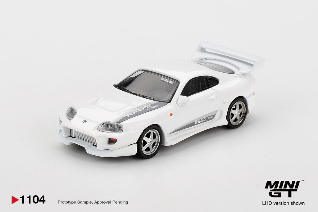 Mini GT 1/64Toyota Supra VeilSide Combat V-I White MGT01104-L Diecast Scale Model