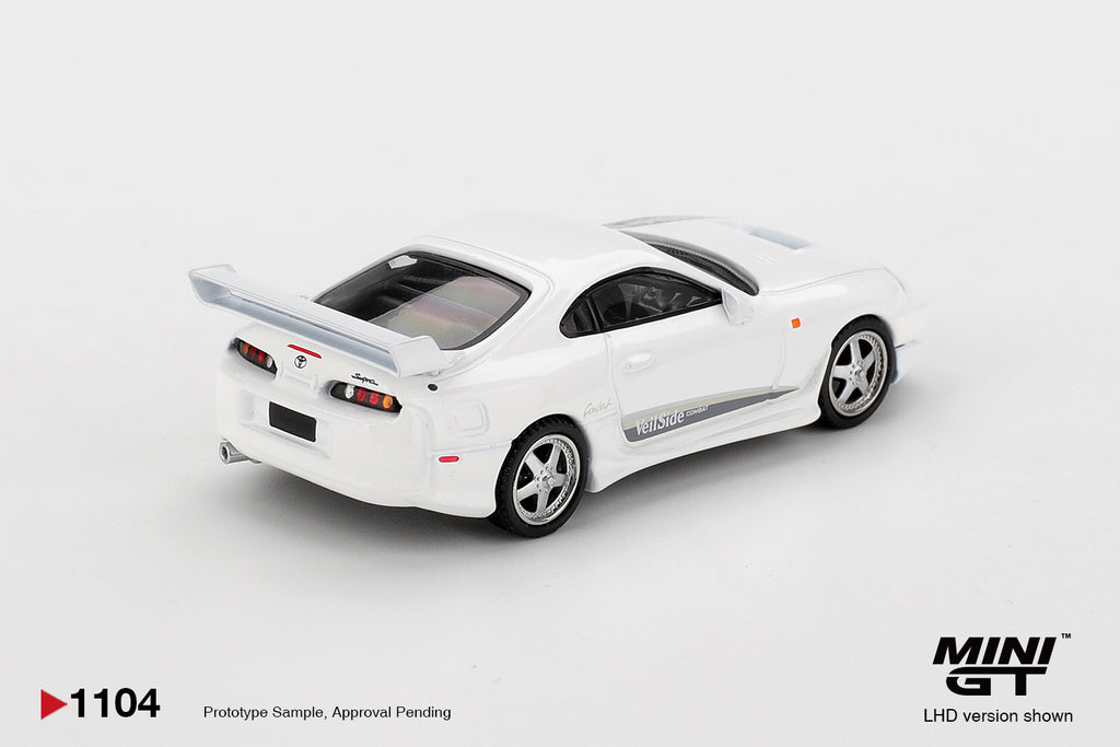 Mini GT 1/64Toyota Supra VeilSide Combat V-I White MGT01104-L Diecast Scale Model