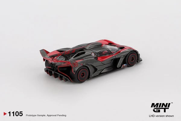 Mini GT 1/64 Bugatti Bolide Red MGT01105-L Diecast Scale Model