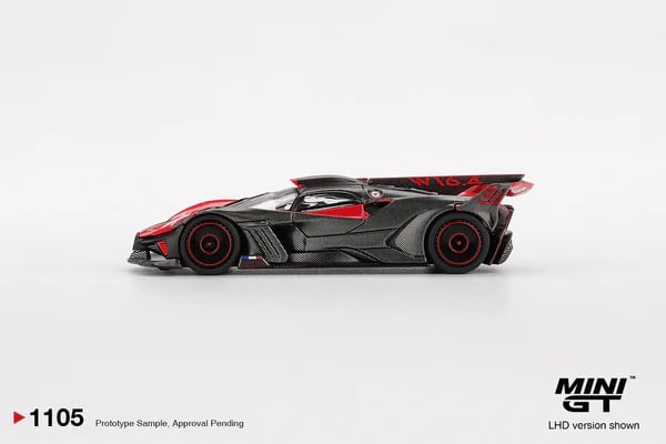 Mini GT 1/64 Bugatti Bolide Red MGT01105-L Diecast Scale Model