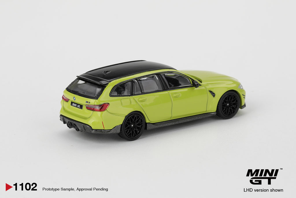 Mini GT 1/64 BMW M3 M Performance Touring Sao Paulo Yellow MGT01102-L Diecast Scale Model