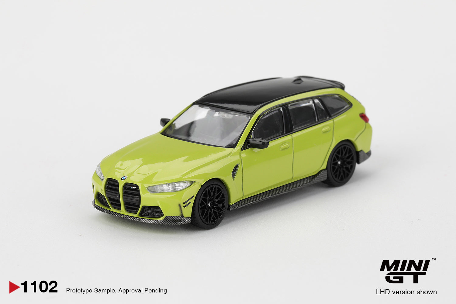Mini GT 1/64 BMW M3 M Performance Touring Sao Paulo Yellow MGT01102-L Diecast Scale Model