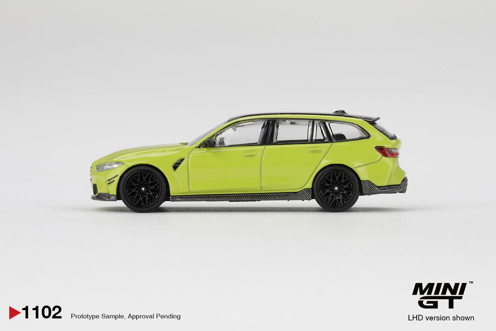 Mini GT 1/64 BMW M3 M Performance Touring Sao Paulo Yellow MGT01102-L Diecast Scale Model