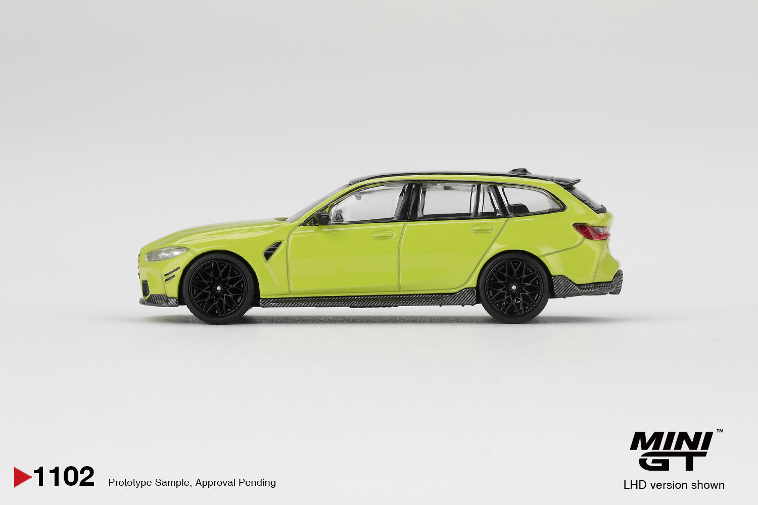 Mini GT 1/64 BMW M3 M Performance Touring Sao Paulo Yellow MGT01102-L Diecast Scale Model