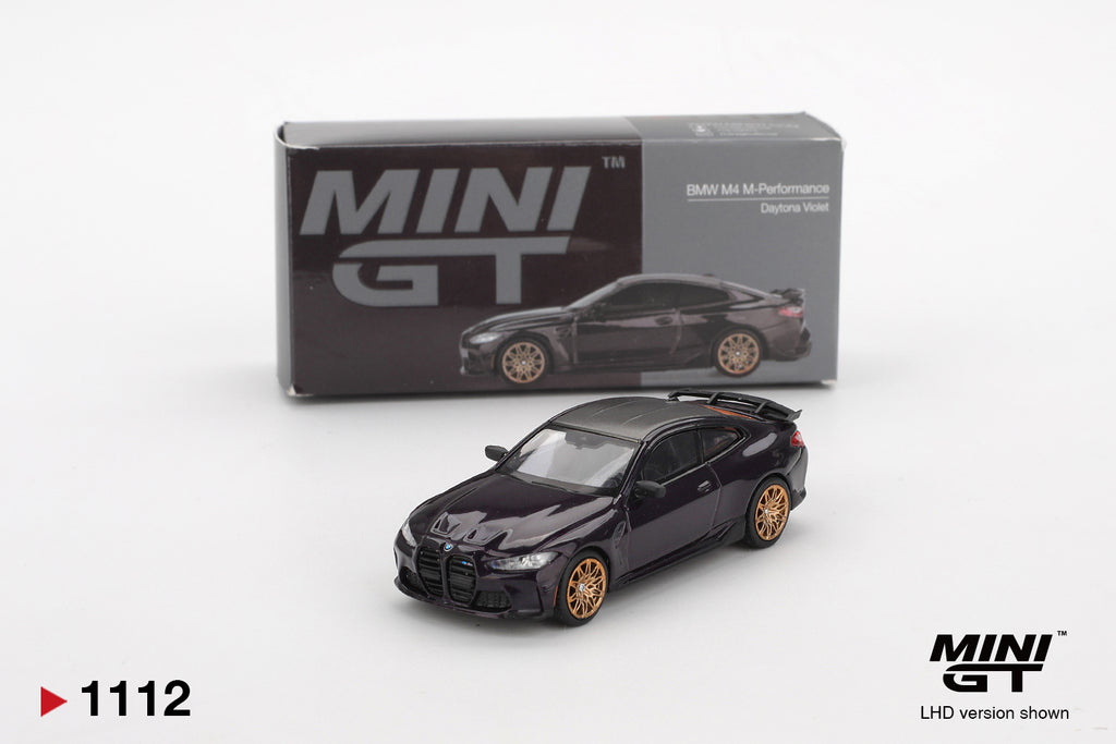 Mini GT 1/64 BMW M4 M-Performance Daytona Violet MGT01112-L Diecast Scale Model
