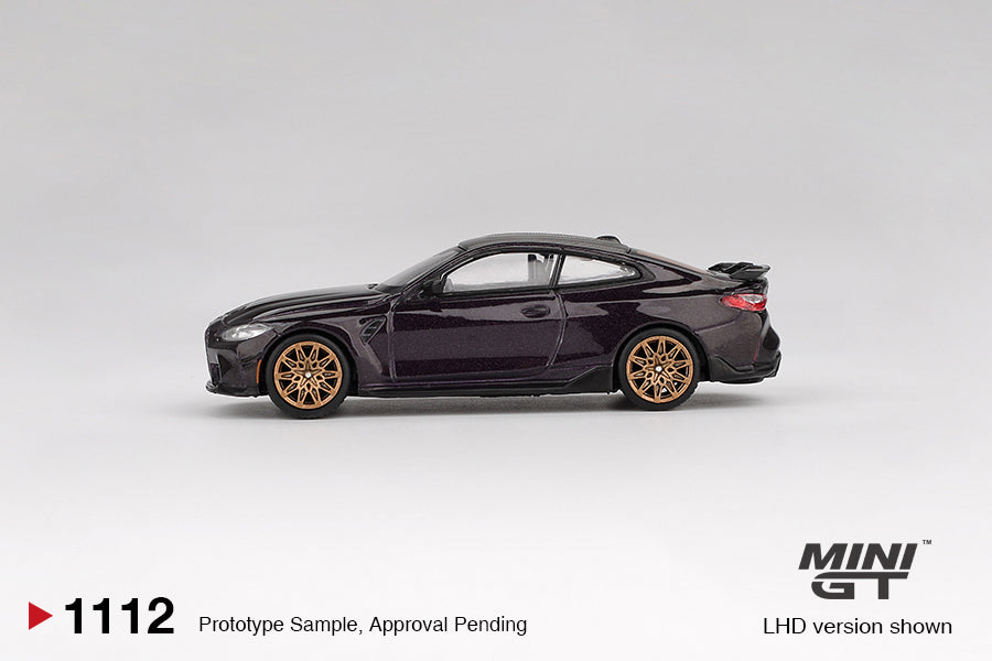 Mini GT 1/64 BMW M4 M-Performance Daytona Violet MGT01112-L Diecast Scale Model