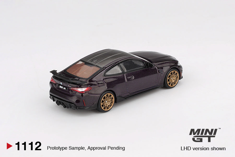 Mini GT 1/64 BMW M4 M-Performance Daytona Violet MGT01112-L Diecast Scale Model