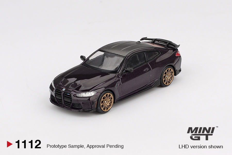 Mini GT 1/64 BMW M4 M-Performance Daytona Violet MGT01112-L Diecast Scale Model