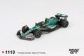 Mini GT 1/64 Aston Martin AMR24 #14 Fernando Alonso 2024 F1 2024 Canadian GP MGT01113-L Diecast Scale Model