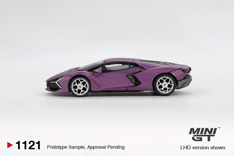 Mini GT 1/64 Lamborghini Revuelto Viola 30th Matte MGT01121-L Diecast Scale Model
