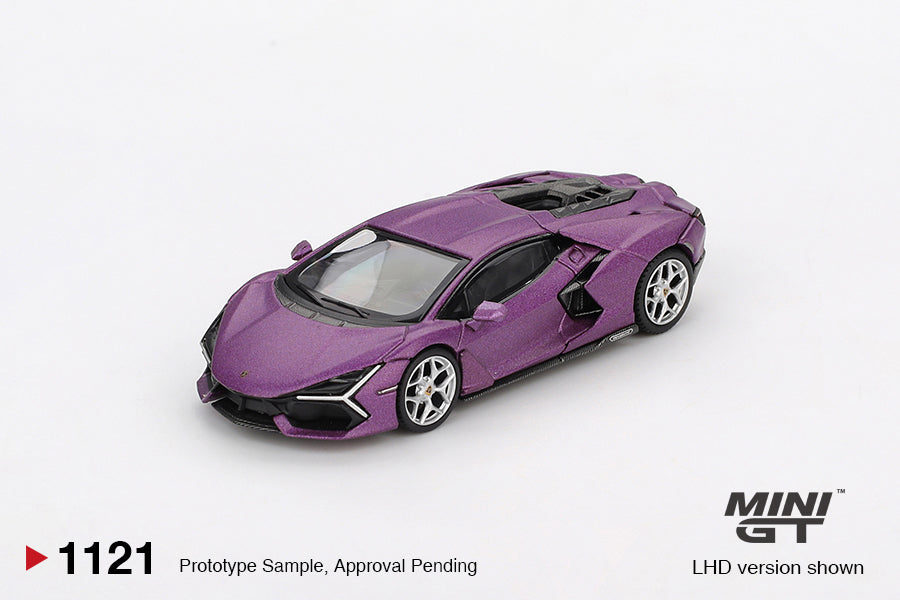 Mini GT 1/64 Lamborghini Revuelto Viola 30th Matte MGT01121-L Diecast Scale Model