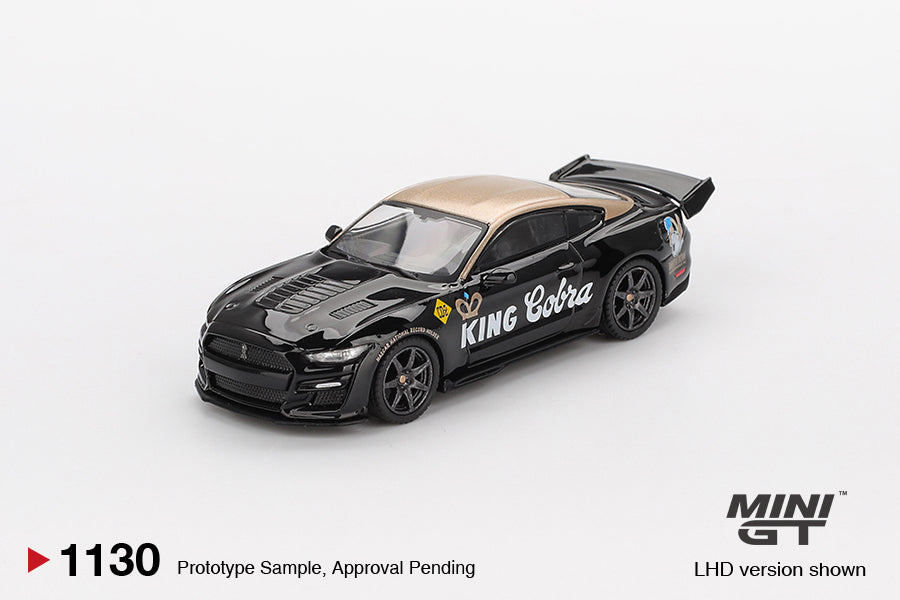 Mini GT 1/64 Shelby GT500 Dragon Snake Concept Black/Gold MGT01130-L Diecast Scale Model