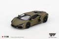 Mini GT 1/64 Lamborghini Revuelto Verde Gea Matte MGT01136-L Diecast Scale Model