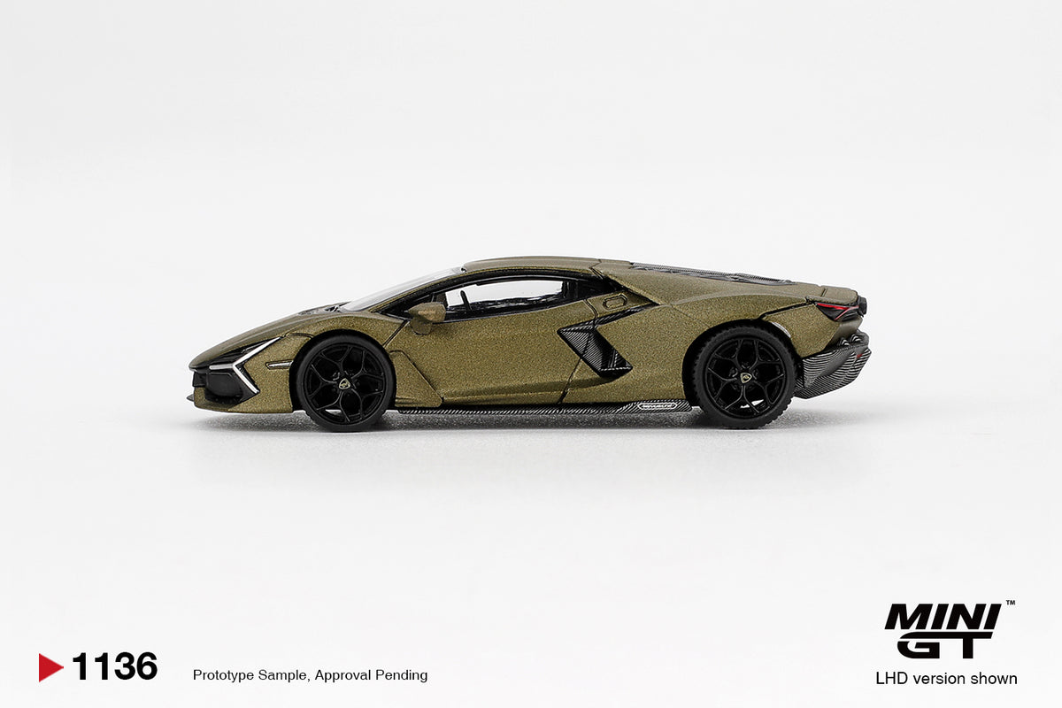 Mini GT 1/64 Lamborghini Revuelto Verde Gea Matte MGT01136-L Diecast Scale Model