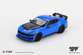 Mini GT 1/64 Ford Mustang Dark Horse 2024 Grabber Blue MGT01141-L Diecast Scale Model