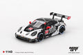 Mini GT 1/64 Porsche 911 GT3 R #77 AO Racing 2025 IMSA Petit Le Mans MGT01143-L Diecast Scale Model Car