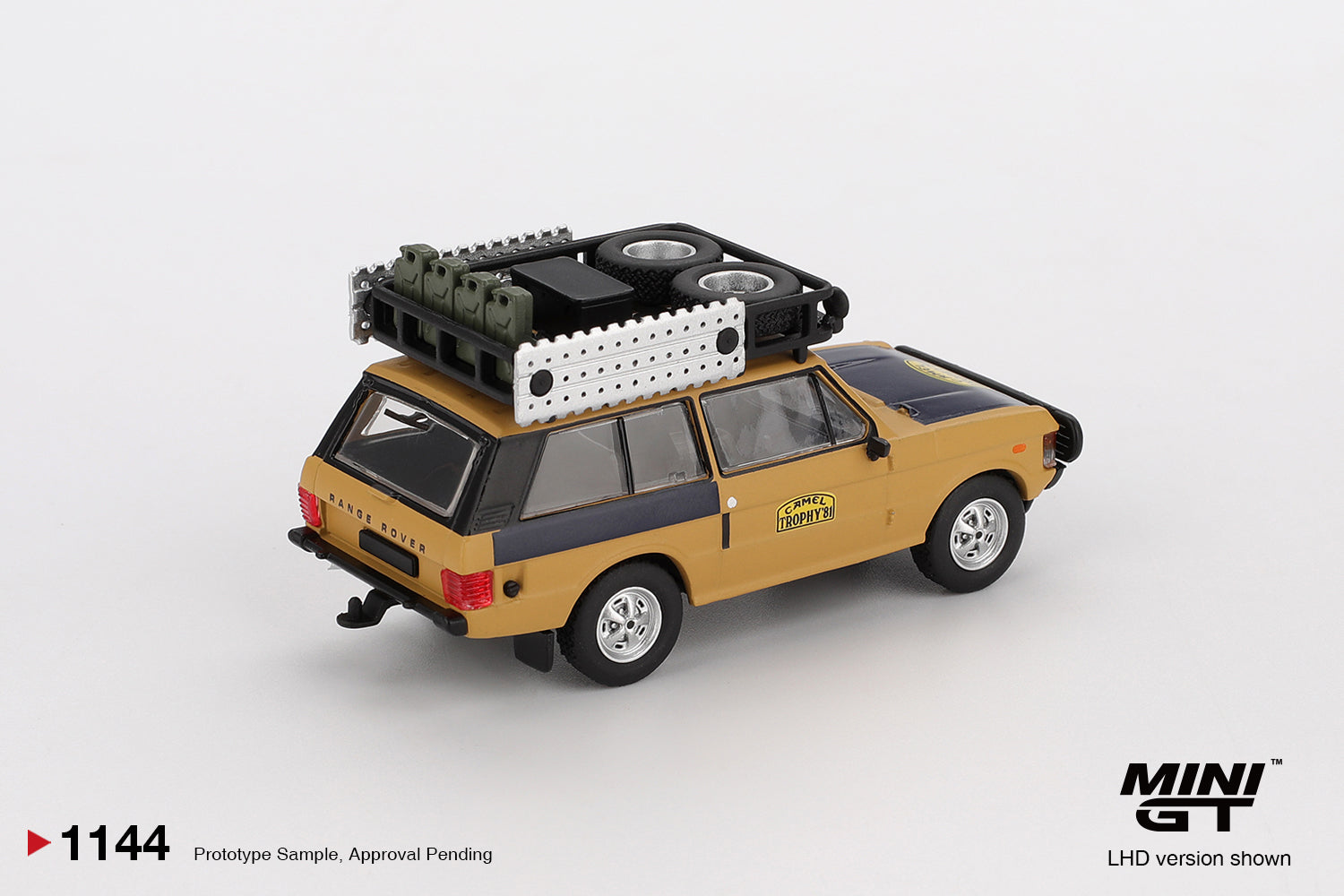 Mini GT 1/64 Range Rover 1981 Camel Trophy Sumatra C.Swoboda & K.Mentel Winner MGT01144-L Diecast Scale Model