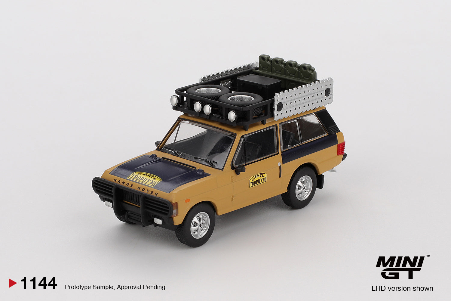 Mini GT 1/64 Range Rover 1981 Camel Trophy Sumatra C.Swoboda & K.Mentel Winner MGT01144-L Diecast Scale Model