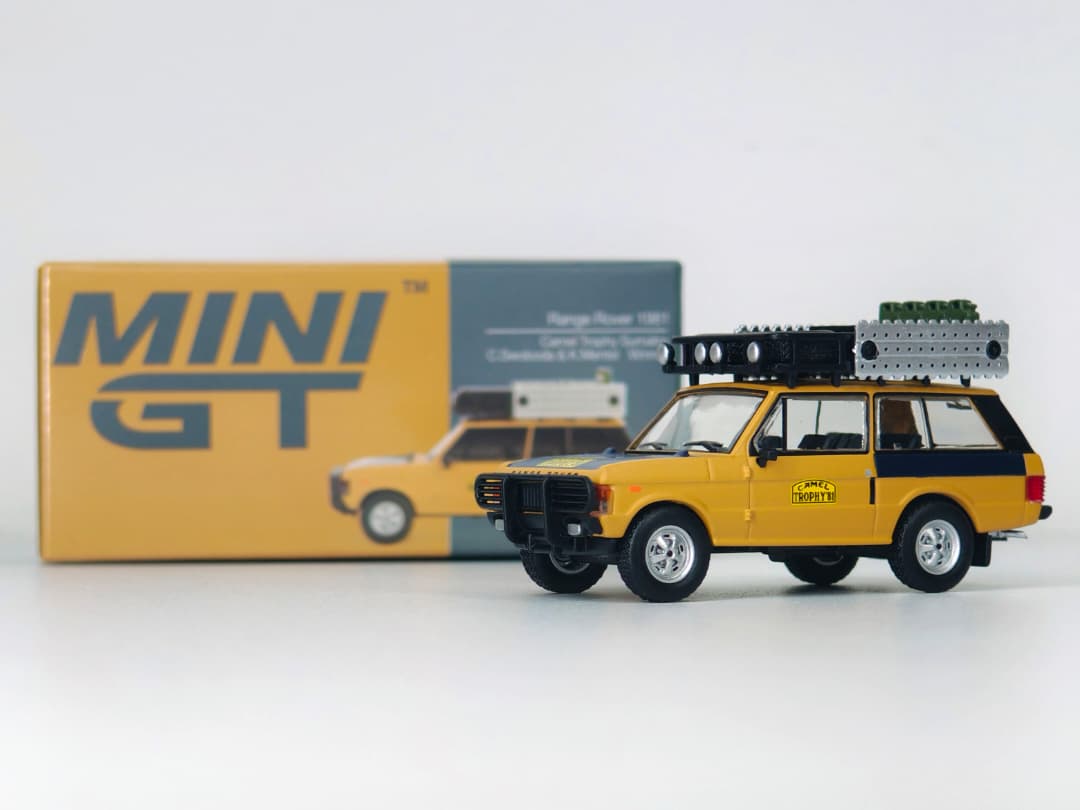 Mini GT 1/64 Range Rover 1981 Camel Trophy Sumatra C.Swoboda & K.Mentel Winner MGT01144-L Diecast Scale Model