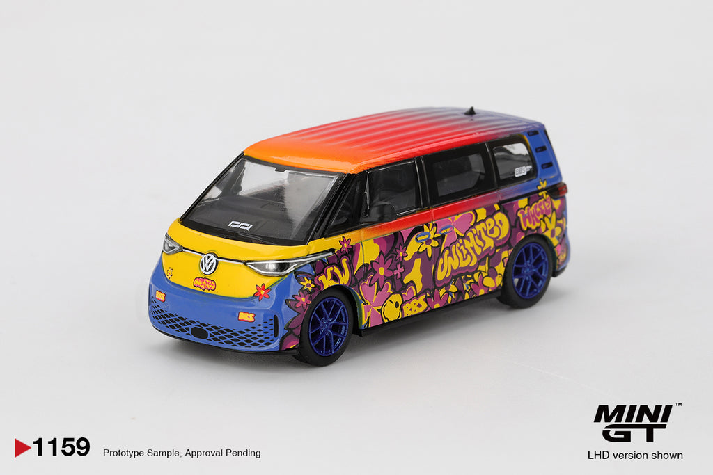 Mini GT 1/64 Volkswagen ID.Buzz KW/BBS MGT01159-L Diecast Scale Model