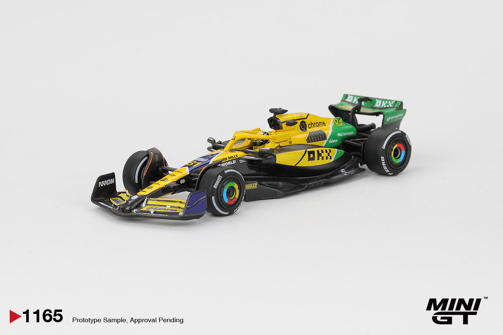 Mini GT 1/64 McLaren MCL38 #81 Oscar Piastri 2024 F1 Monaco GP 2nd Place MGT01165-L Diecast Scale Model