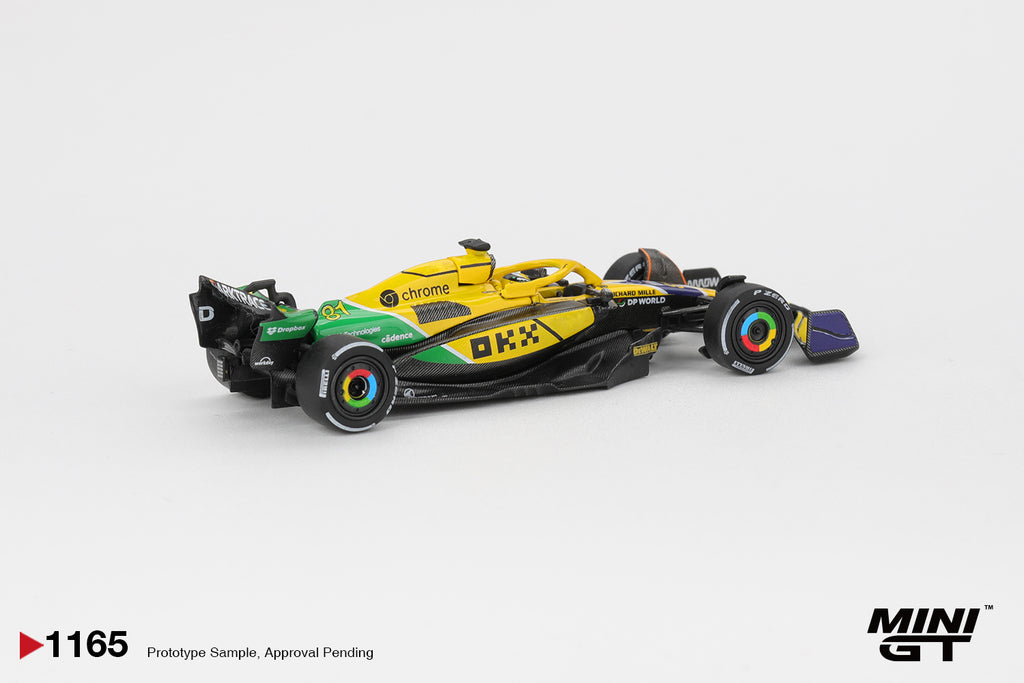 Mini GT 1/64 McLaren MCL38 #81 Oscar Piastri 2024 F1 Monaco GP 2nd Place MGT01165-L Diecast Scale Model