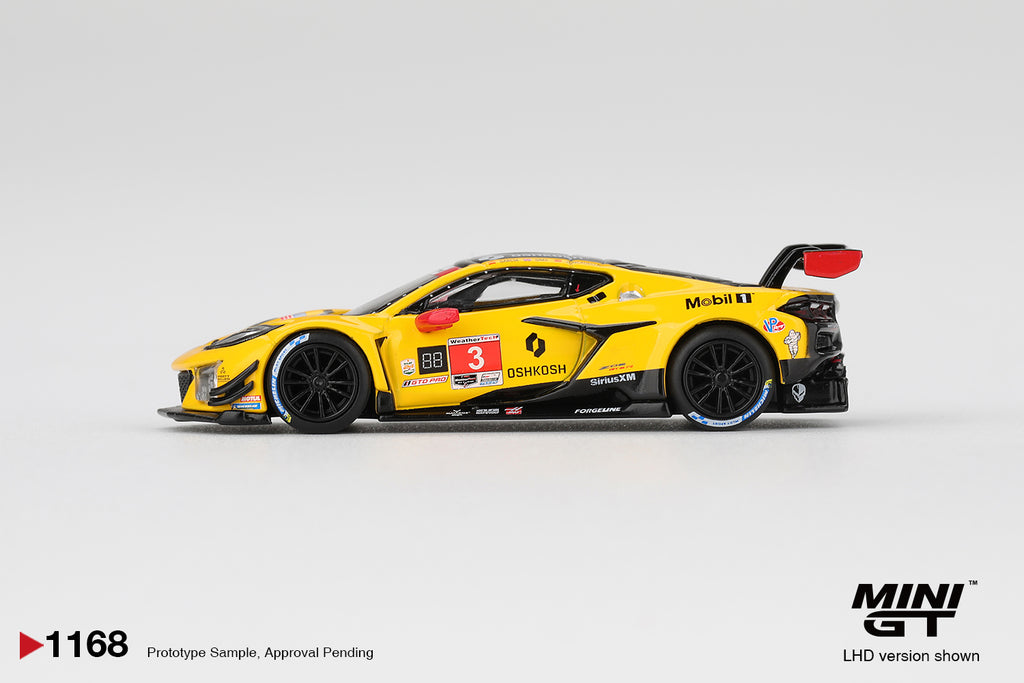 Mini GT 1/64Chevrolet Corvette Z06 GT3.R #3 Corvette Racing by Pratt Miller Motorsports 2025 IMSA Daytona 24 Hrs MGT01168-L Diecast Scale Model