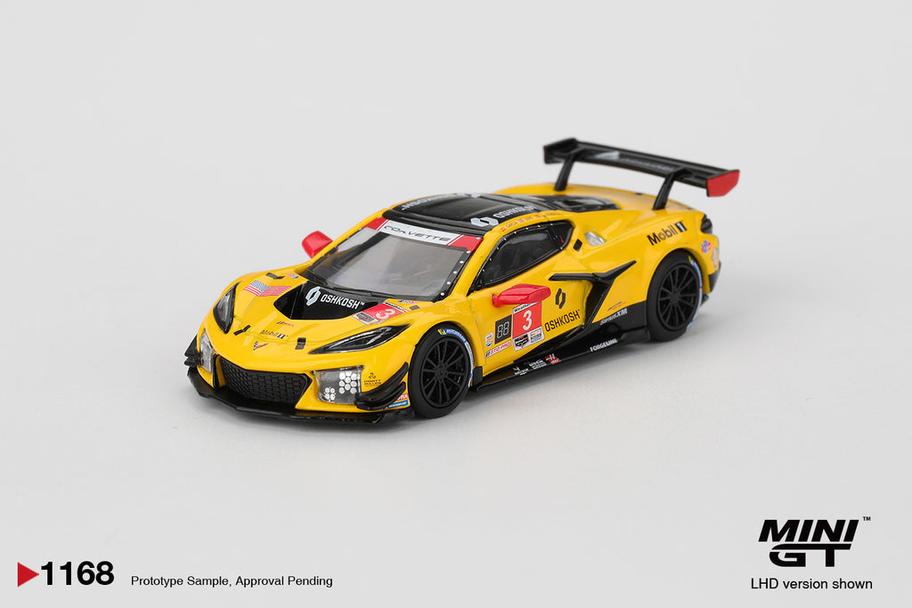 Mini GT 1/64Chevrolet Corvette Z06 GT3.R #3 Corvette Racing by Pratt Miller Motorsports 2025 IMSA Daytona 24 Hrs MGT01168-L Diecast Scale Model