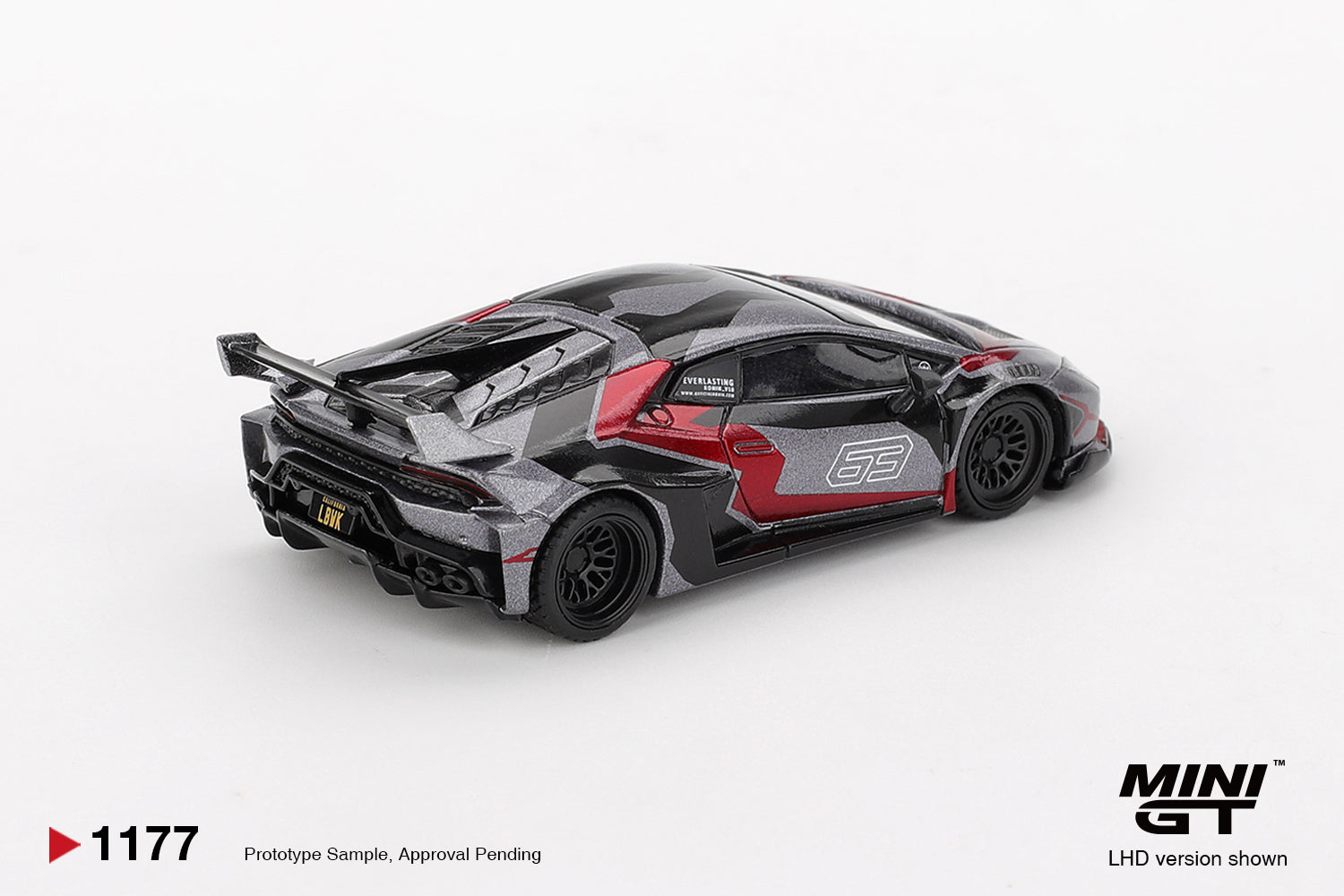 Mini GT 1/64 LB★WORKS Lamborghini Huracán GT RONIN MGT01177-L Diecast Scale Model