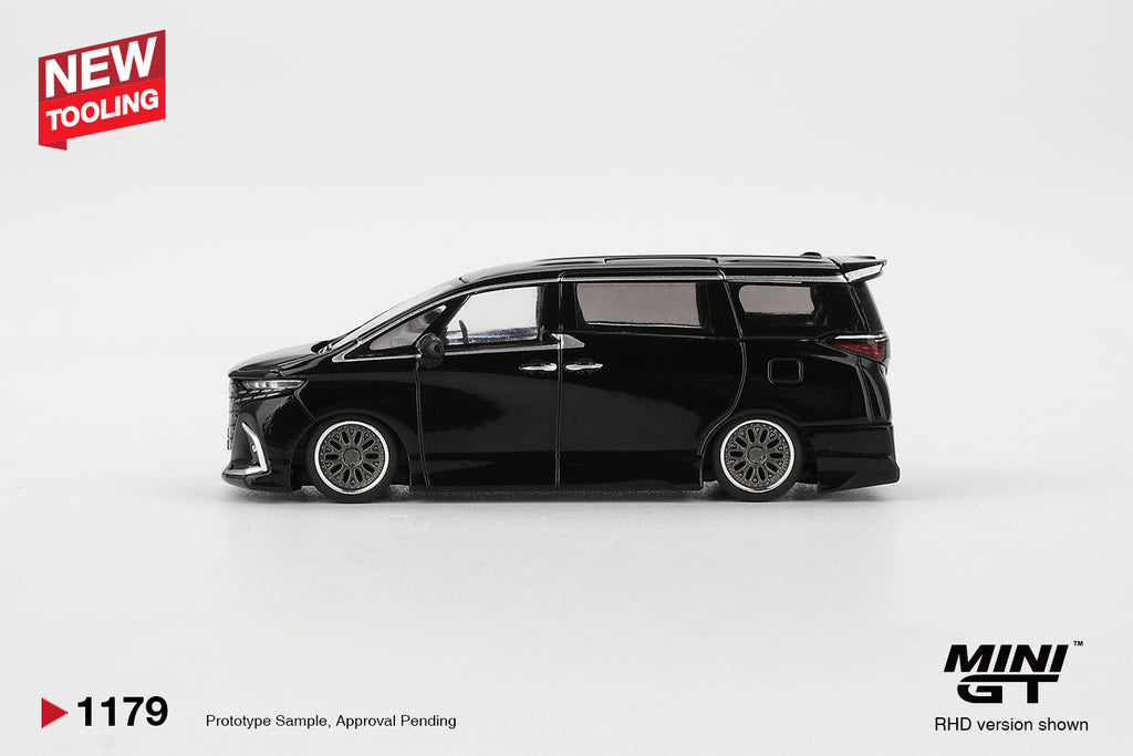 Mini GT 1/64 Toyota Alphard 40 KUHL Black MGT01179-L Diecast Scale Model