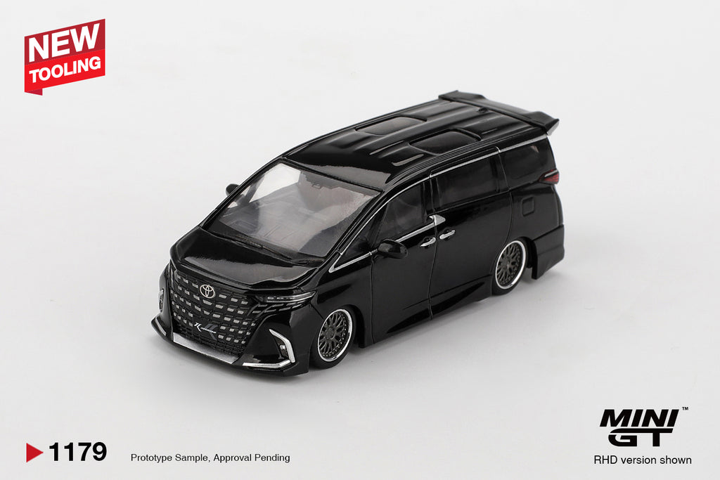 Mini GT 1/64 Toyota Alphard 40 KUHL Black MGT01179-L Diecast Scale Model