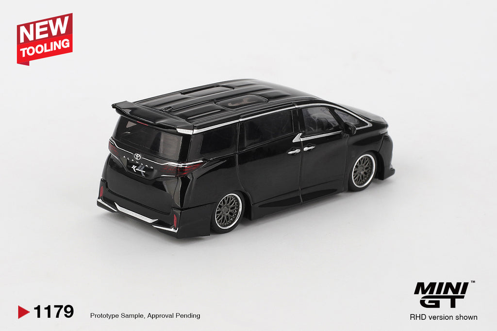 Mini GT 1/64 Toyota Alphard 40 KUHL Black MGT01179-L Diecast Scale Model