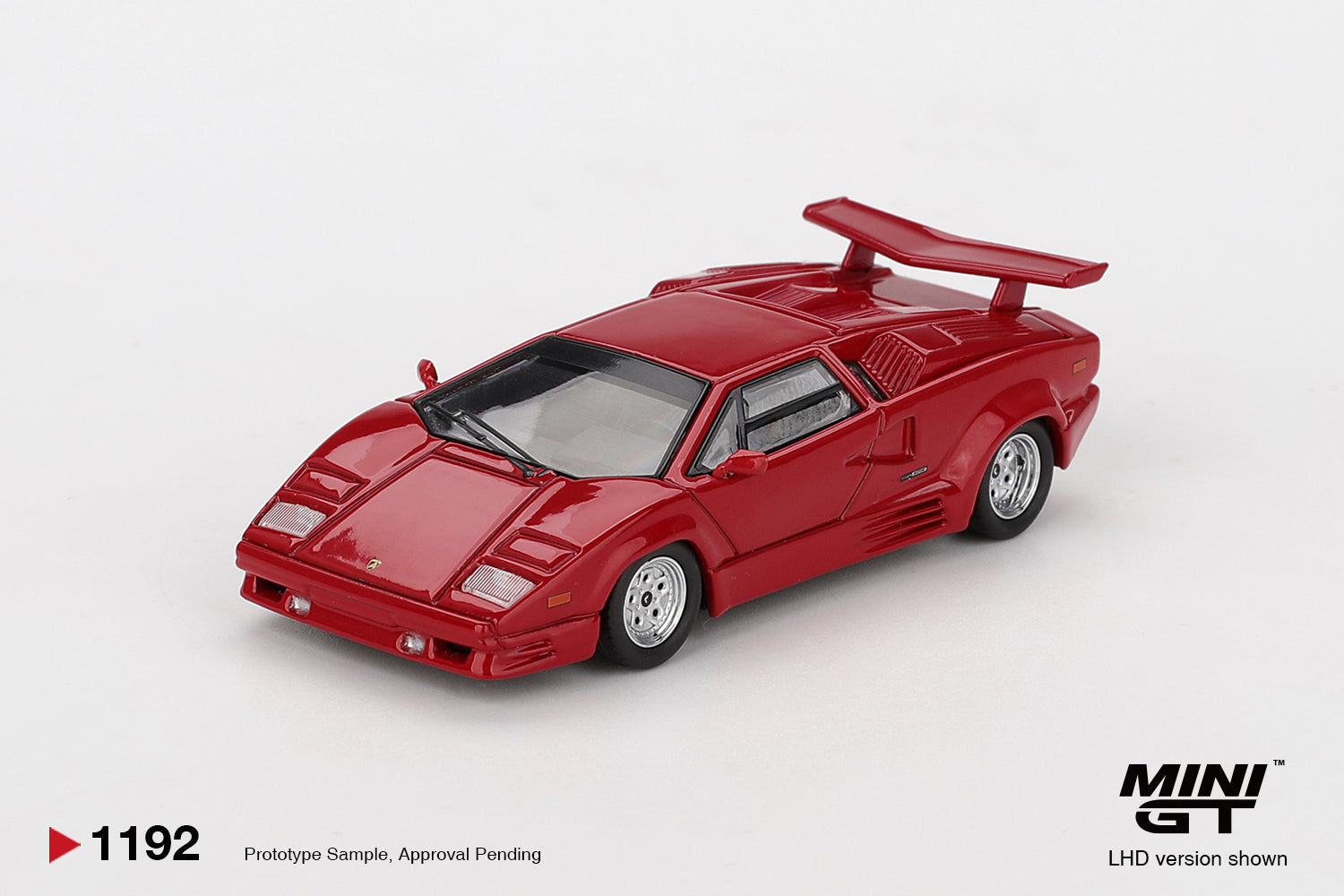 Mini GT 1/64 Lamborghini Countach 25th Anniversary Red MGT01192-L Diecast Scale Model