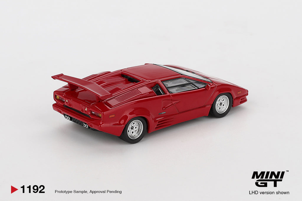 Mini GT 1/64 Lamborghini Countach 25th Anniversary Red MGT01192-L Diecast Scale Model