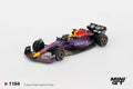 Mini GT 1/64 Oracle Red Bull Racing RB19 #1 Max Verstappen 2023 F1 2023 Las Vegas GP Winner MGT01194-L Diecast Scale Model
