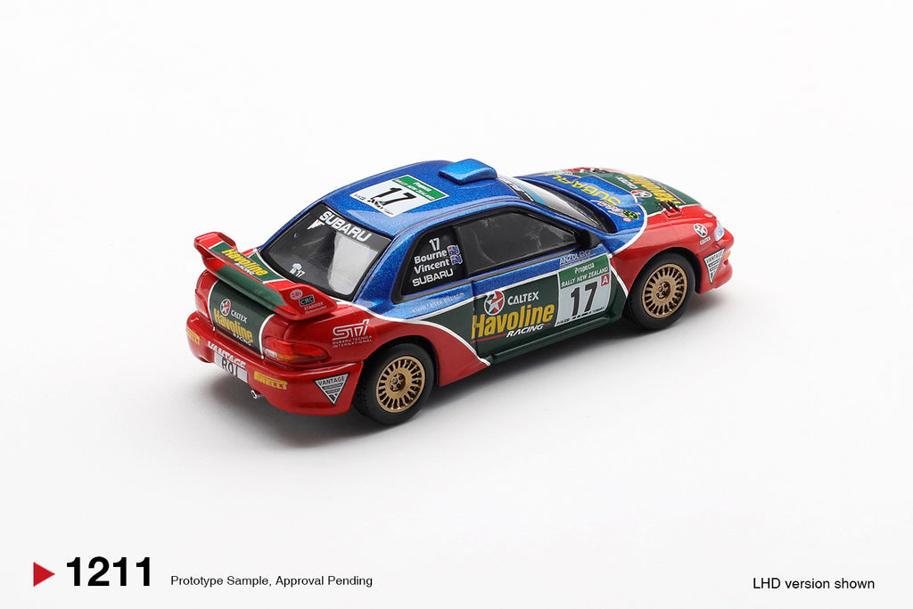 Mini GT 1/64 Subaru Impreza WRC98 #17 2000 Rally New Zealand MGT01211-L Diecast Scale Model