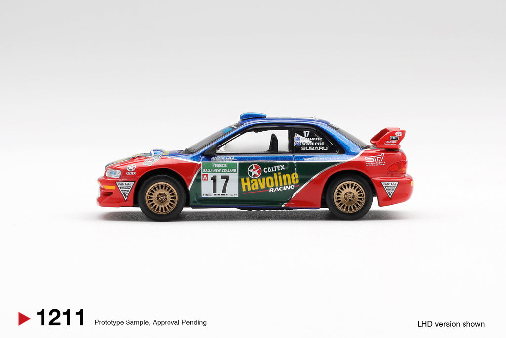 Mini GT 1/64 Subaru Impreza WRC98 #17 2000 Rally New Zealand MGT01211-L Diecast Scale Model