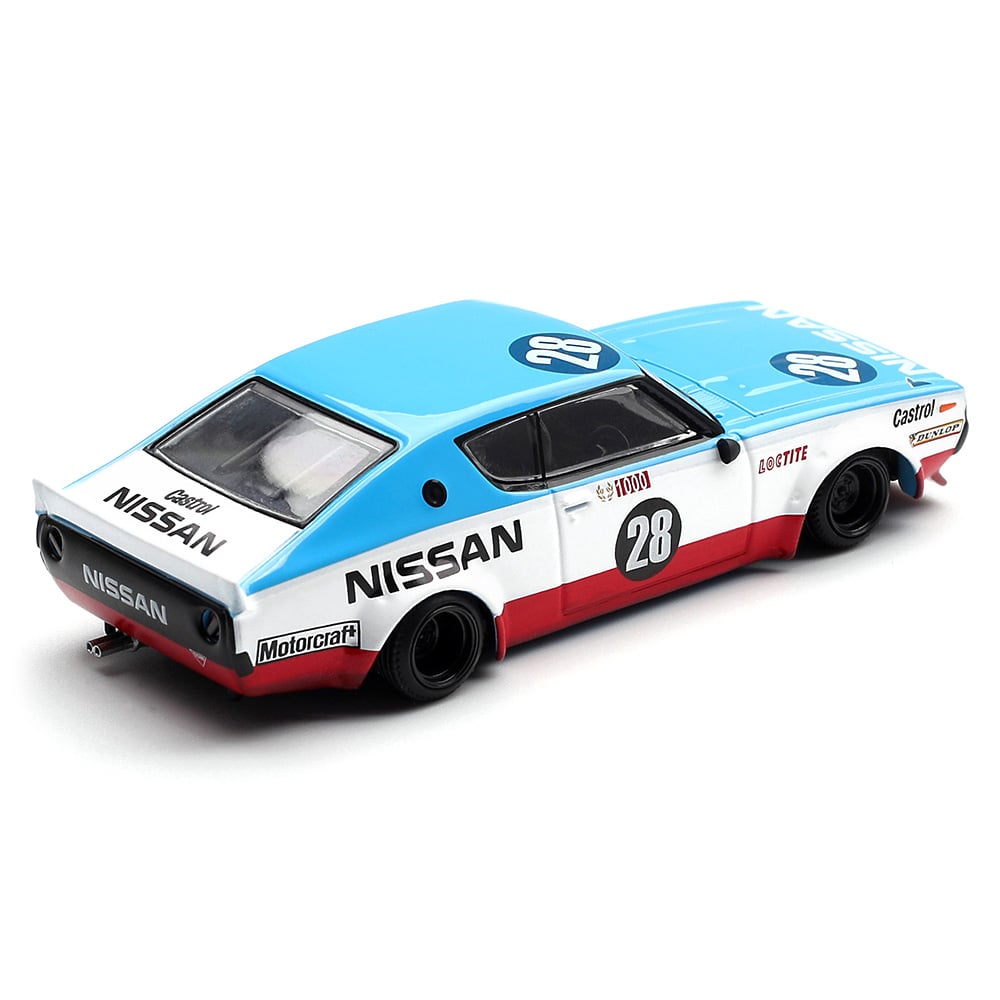 Mini GT 1/64 Nissan Skyline Kenmeri Liberty Walk Nissan Racing 75 concept RHD MGT01212-R Diecast Scale Model