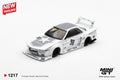 [PRE ORDER] Mini GT 1/64 Nissan GT-R32 LBWK Kaido Works White TAS 2025 MGT01217-R Diecast Scale Model