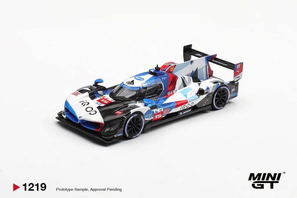 [PRE ORDER] Mini GT 1/64 MW M Hybrid V8 Hypercar #15 BMW M TEAM WRT 2024 Le Mans 24 Hrs MGT01219-L Diecast Scale Model