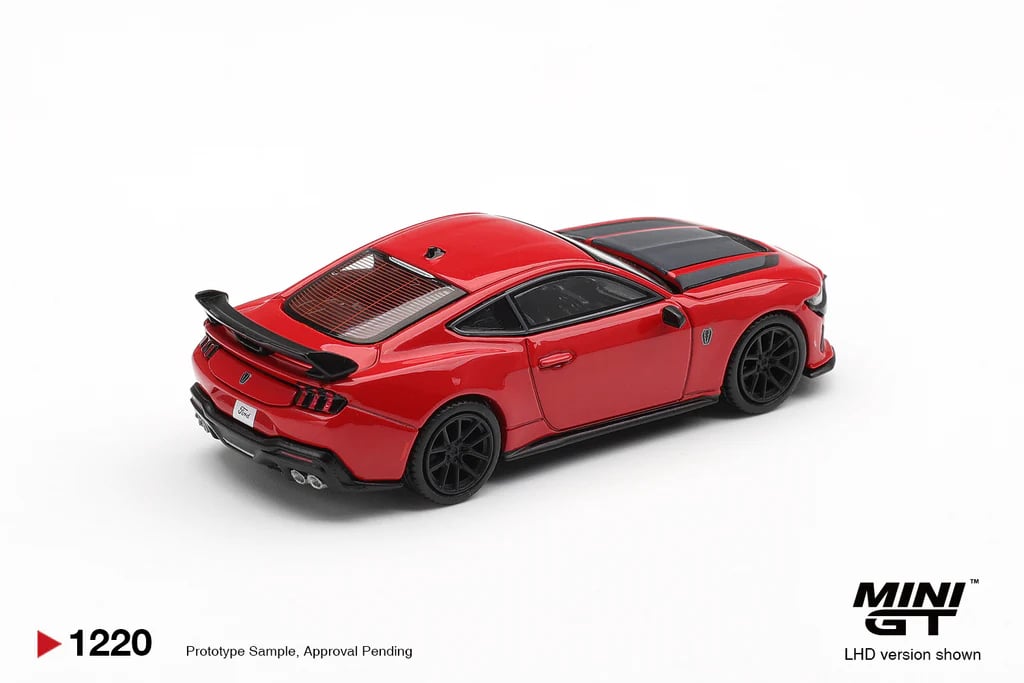 [PRE ORDER] Mini GT 1/64 Ford Mustang Dark Horse Race Red MGT01220-L Diecast Scale Model