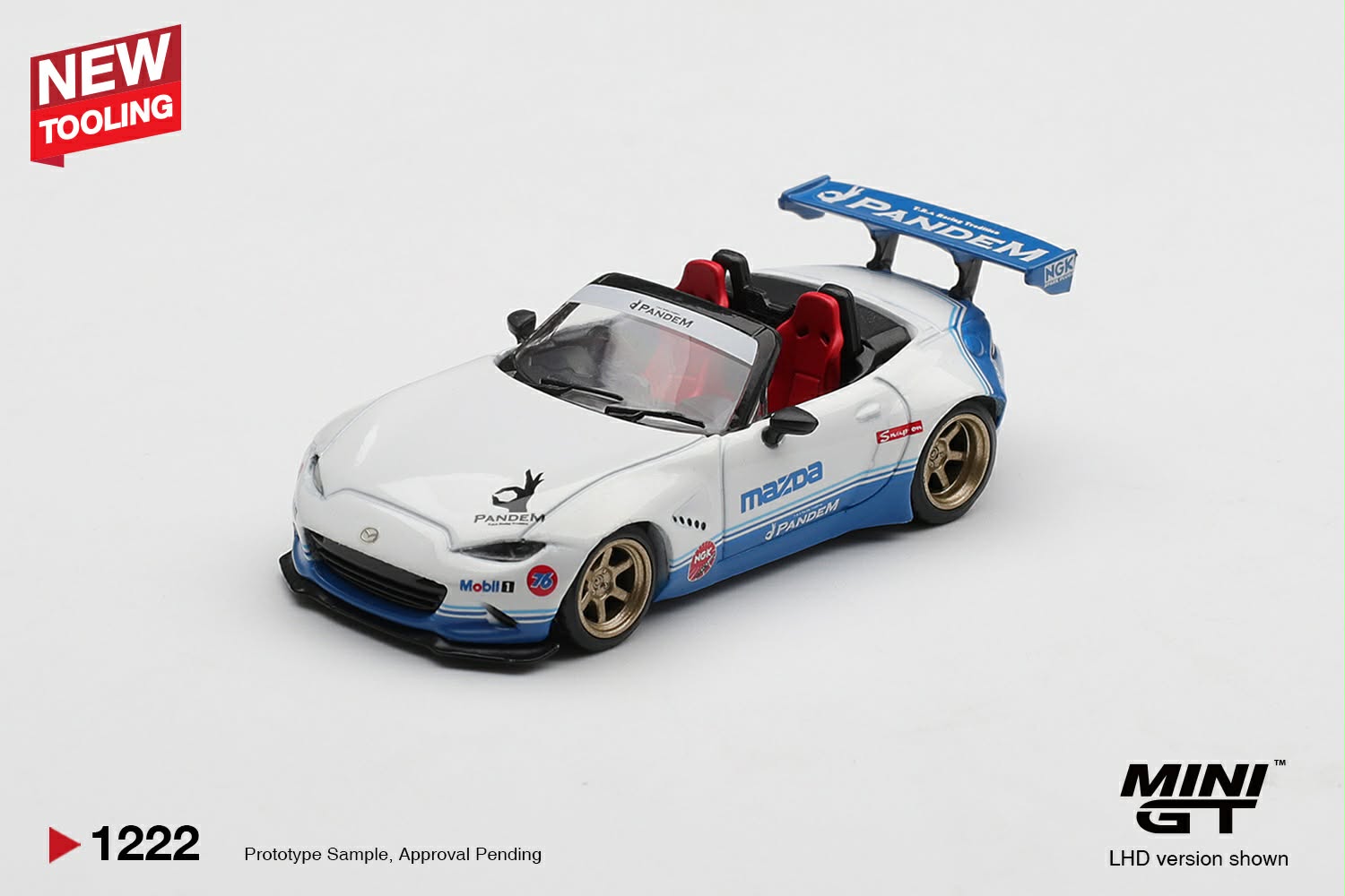 [PRE ORDER] Mini GT 1/64 Mazda Miata MX-5 (ND) Pandem IMSA MGT01222-L Diecast Scale Model