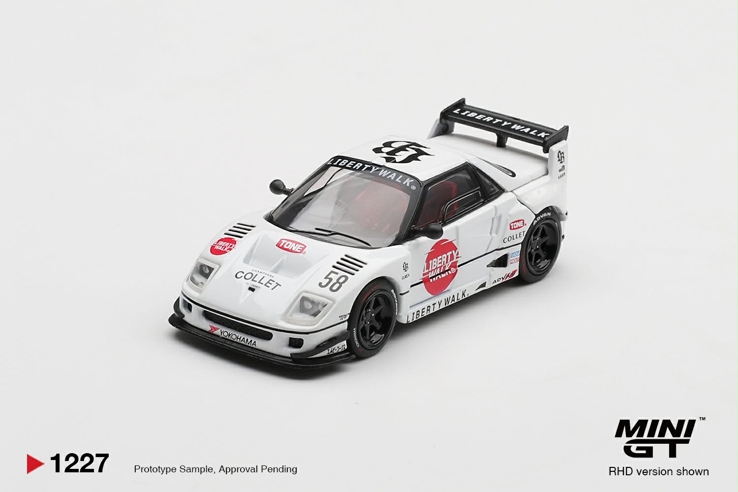 [PRE ORDER] Mini GT 1/64 Mazda AZ-1 Liberty Walk LB40 LB-Hinomaru MGT01227-R Diecast Scale Model