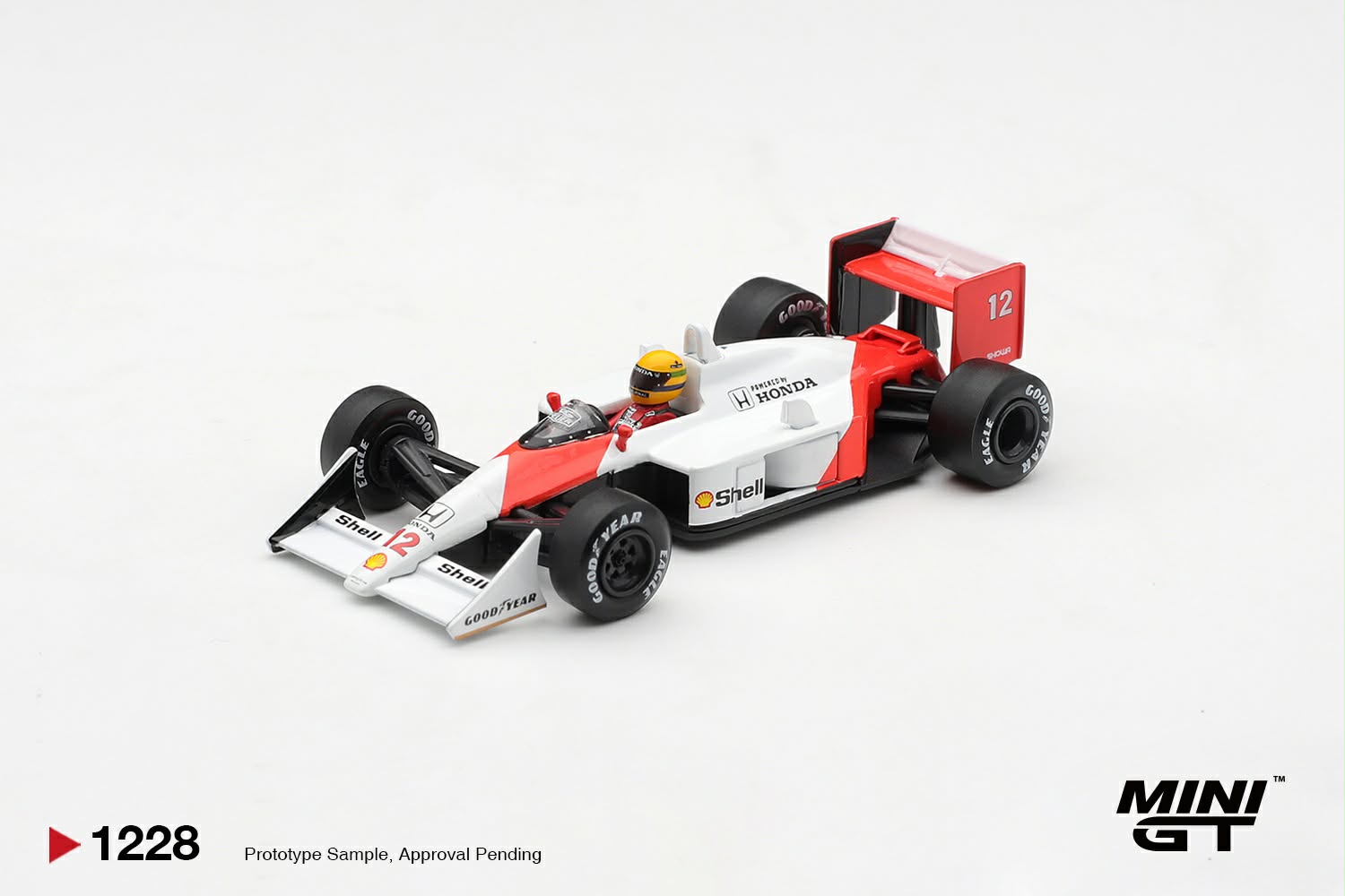 [PRE ORDER] Mini GT 1/64 McLaren MP4/4 #12 Ayrton Senna 1988 Canadian Grand Prix Winner  MGT01228-L Diecast Scale Model