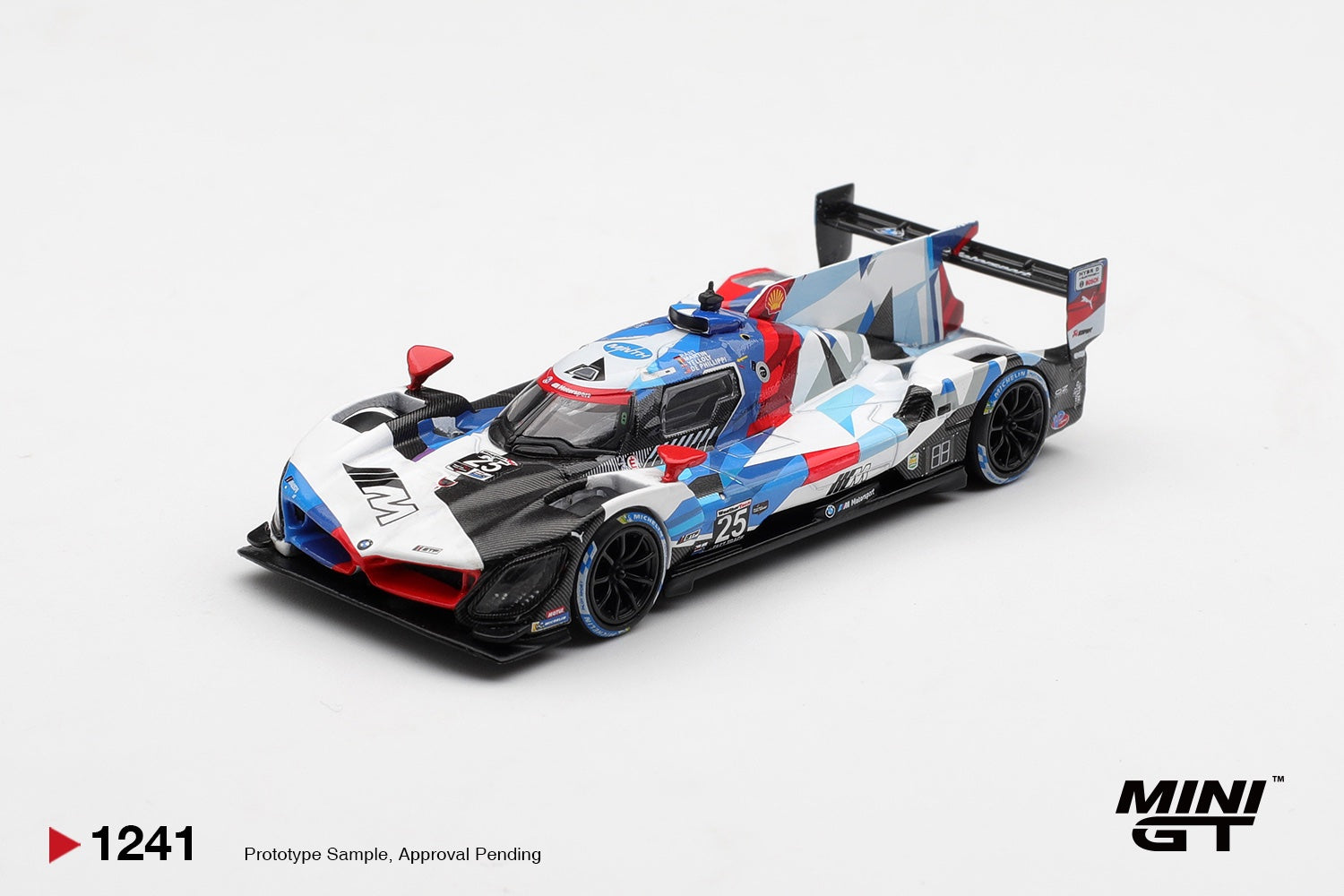 [PRE ORDER] Mini GT 1/64 BMW M Hybrid V8 GTP #25 BMW M Team RLL  2024 IMSA Daytona 24 Hrs MGT01241-L Diecast Scale Model